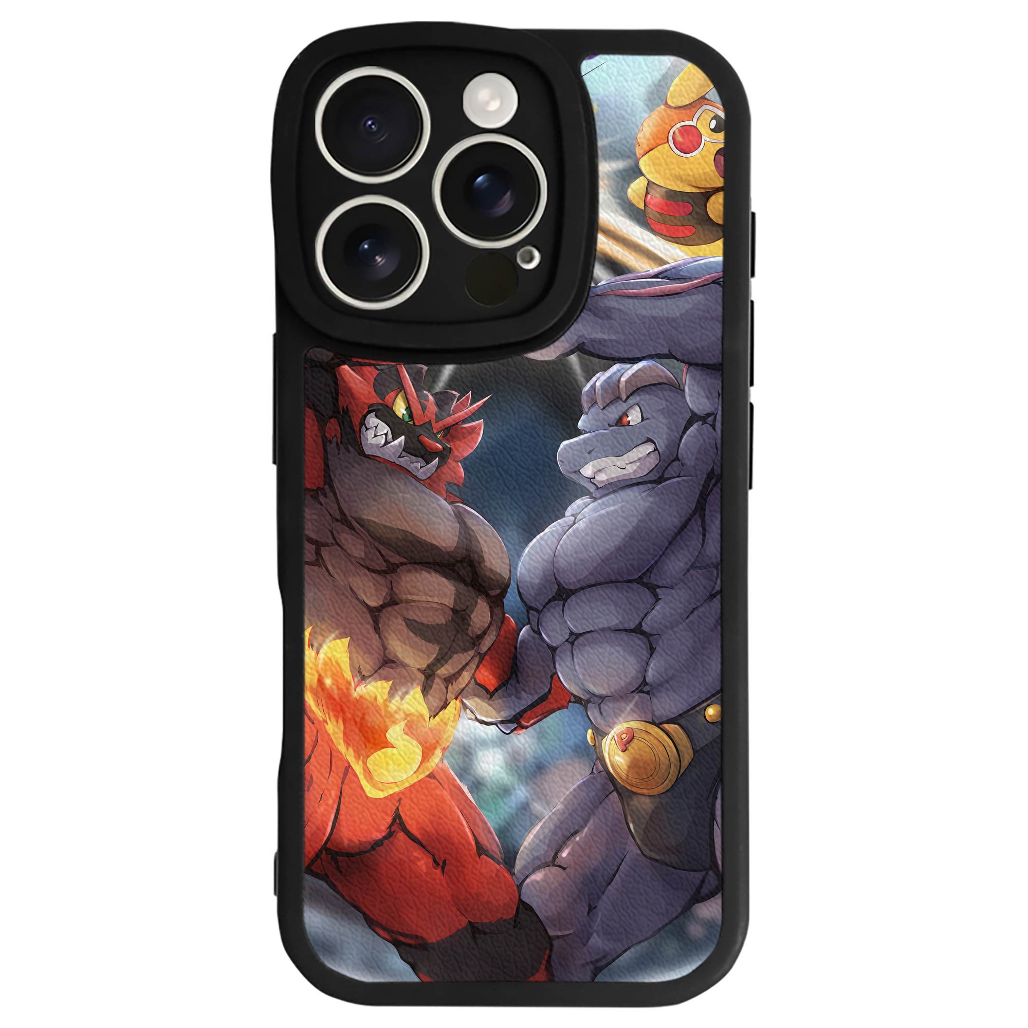 （画像用） ポケットモンスター Pokémon 【iPhone 16シリーズ対応】シリコンスマホケース（レザー調） 材質：シリコン